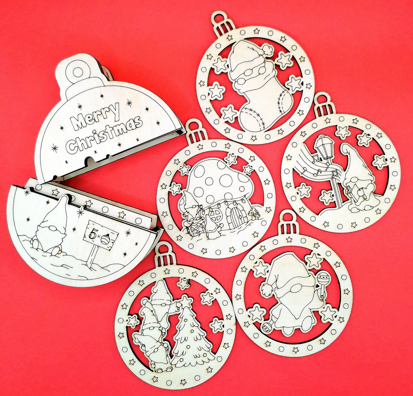 Christmas Gnome Ornaments