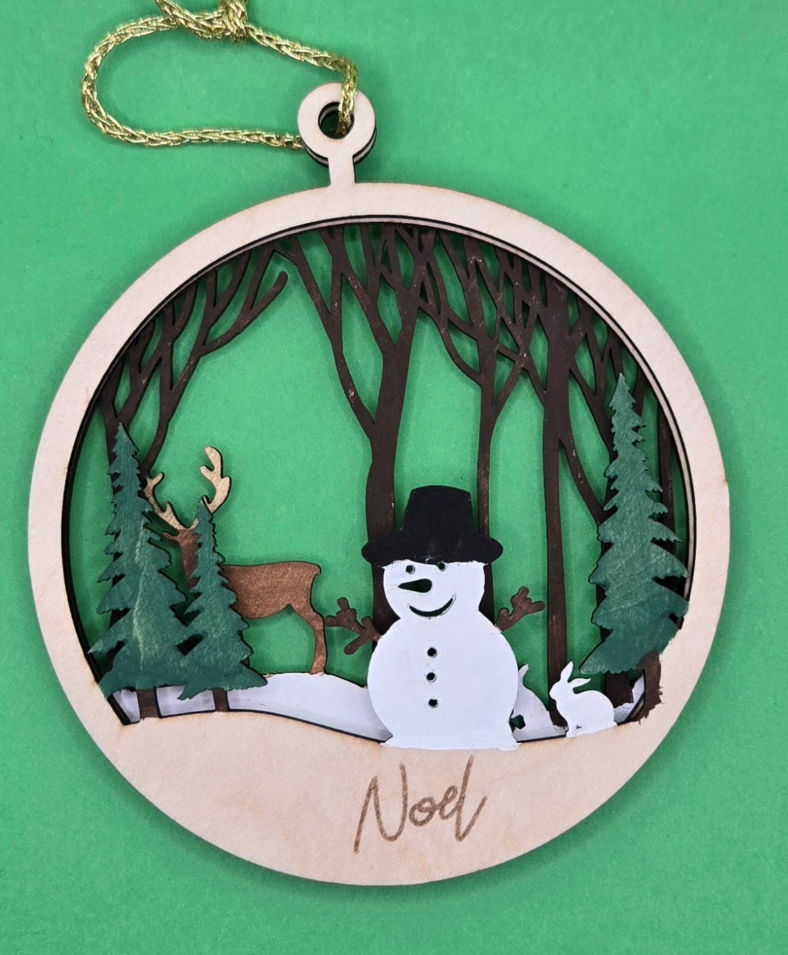 Large 3D Christmas Ornament